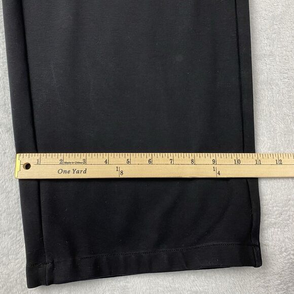 Eileen Fisher Black Stretch Pants Womens M (32x27) Tencel Blend Wide Leg Comfort - Picture 10 of 10
